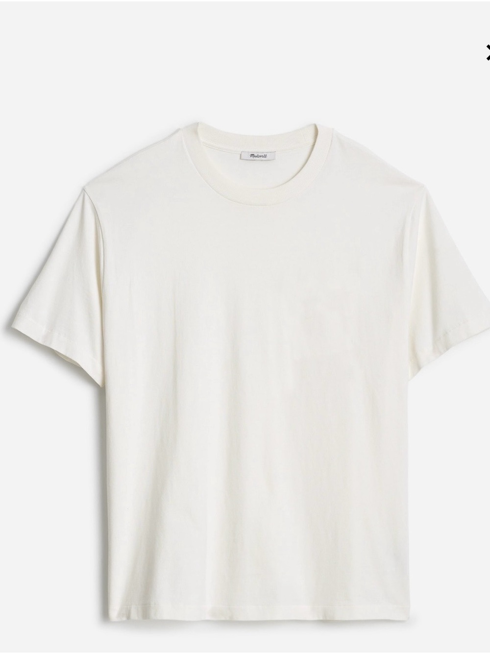 Madewell Vintage Crewneck Men’s T-Shirt - White Size: XL NWOT 🏷️ MSRP: $45